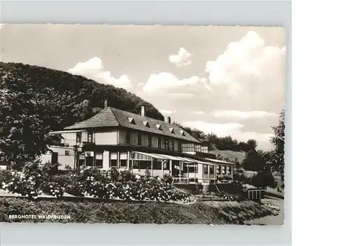 Beverungen Weser Berghotel Waldfrieden