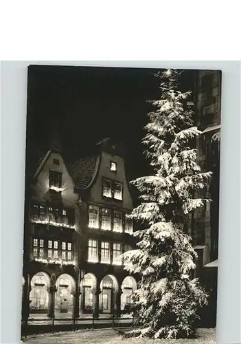 Muenster Westfalen Prinzipalmarkt in der Weihnachtszeit Kat. Muenster