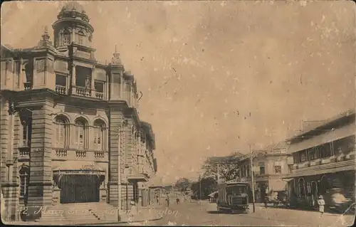 Colombo Ceylon = Sri Lanka Main Street