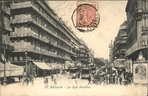 wz62426 Marseille La Rue Noailles Kategorie. Marseille Alte Ansichtskarten