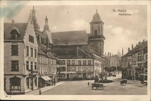 Saint Avold Marktplatz Brunnen Kat. Saint Avold