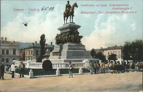 Sofia Sophia Monument Tzar liberateure Alexandre II / Sofia /