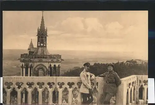 Laon Aisne Blick von Kathedrale auf Ardon Soldaten Feldpost