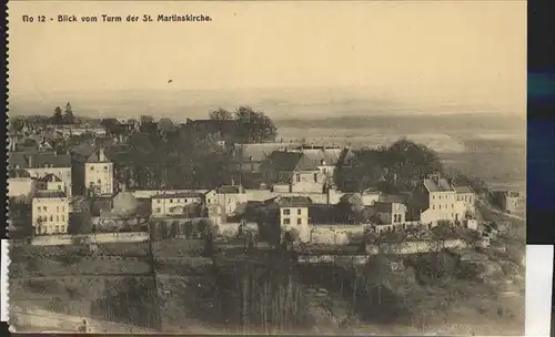 Liesse Notre Dame Blick vom Turm der St. Martinskirche Feldpost Kat. Liesse Notre Dame