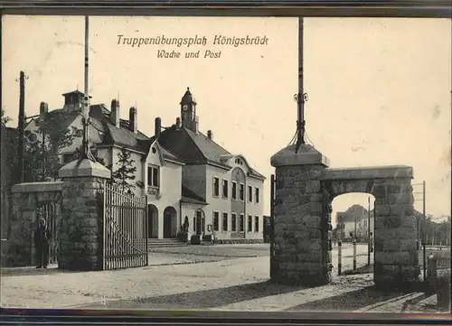 Koenigsbrueck Truppenuebungsplatz Wache Post