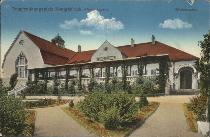 Koenigsbrueck Truppenuebungsplatz Neues Lager Offizierskasino Nr. wz63998 - oldthing ...