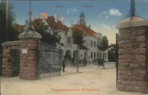 Koenigsbrueck Truppenuebungsplatz Wache Post