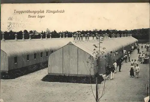 Koenigsbrueck Truppenuebungsplatz Neues Lager