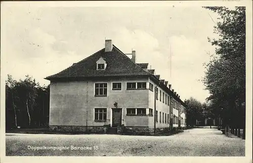 Koenigsbrueck Truppenuebungsplatz Doppelkompagnie Baracke 13