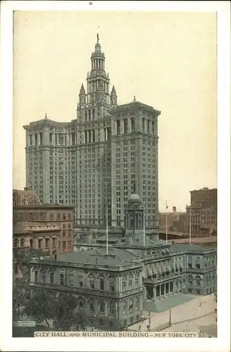 New York City City Hall Municipal Building / New York /