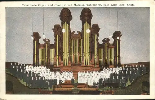 Salt Lake City Tabernacle Organ and Choir Great Mormon Tabernacle Kat. Salt Lake City