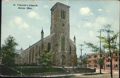 Akron Ohio St. Vincent s Church Kat. Akron