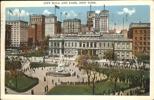 New York City City Hall Park / New York /