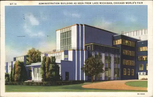 Chicago Illinois World s Fair Administration Building Kat. Chicago