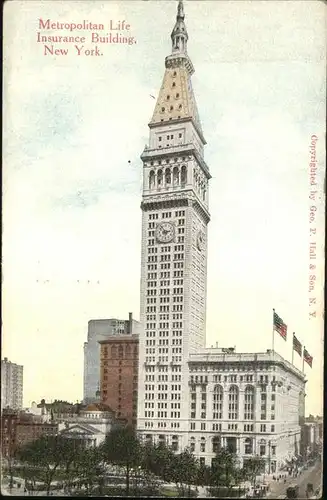 New York City Metropolitan Life Insurance Building / New York /