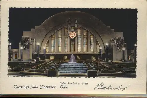 Cincinnati Ohio Union Terminal Kat. Cincinnati