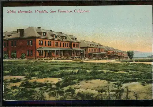 San Francisco California Brick Barracks Presidio Kat. San Francisco