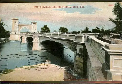 Indianapolis Emrichsville Bridge Kat. Indianapolis