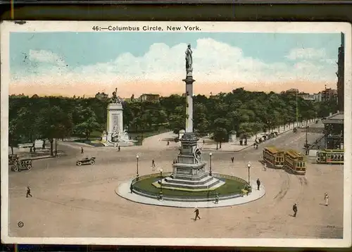 New York City Columbus Circle / New York /