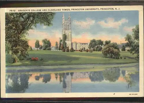 Princeton New Jersey Graduate College Cleveland Tower Priceton University Kat. Princeton