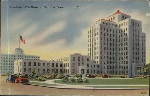 Houston Texas Jefferson Davis Hospital Kat. Houston