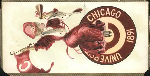 Chicago Illinois University 1891 Kat. Chicago