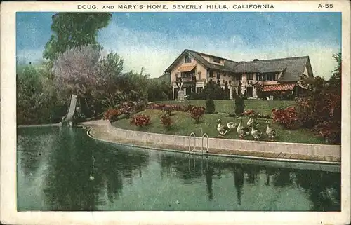 Beverly Hills California Doug. and Mary s Home Kat. Beverly Hills