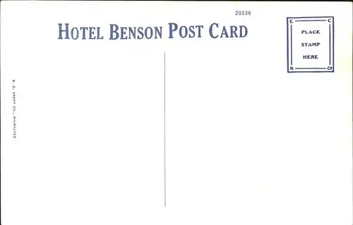 Portland Oregon Hotel Benson Kat. Portland