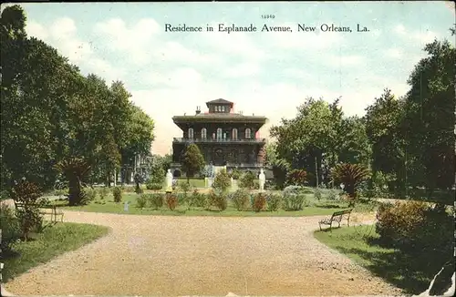 New Orleans Louisiana Residence Esplanade Avenue Kat. New Orleans