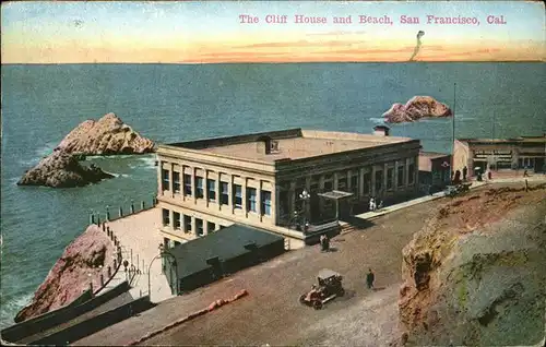 San Francisco California Cliff House Beach Kat. San Francisco