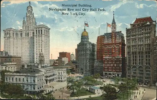 New York City Municipal Building City Hall Park / New York /