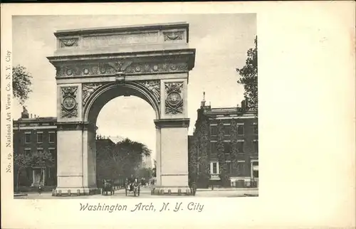 New York City Washington Arch / New York /