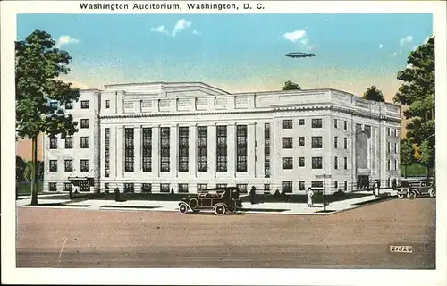 Washington DC Washington Auditorium Kat. Washington
