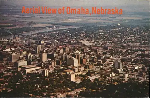 Omaha Nebraska Luftbild Kat. Omaha