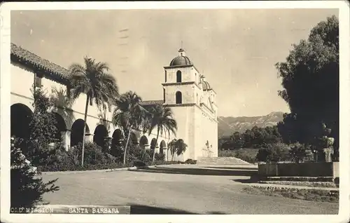 Santa Barbara California Old Mission Kat. Santa Barbara