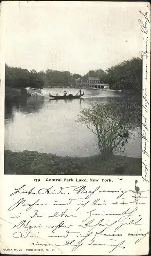 New York City Central Park Lake / New York /