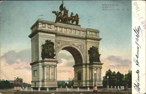 Brooklyn New York Memorial Arch Kat. Brooklyn