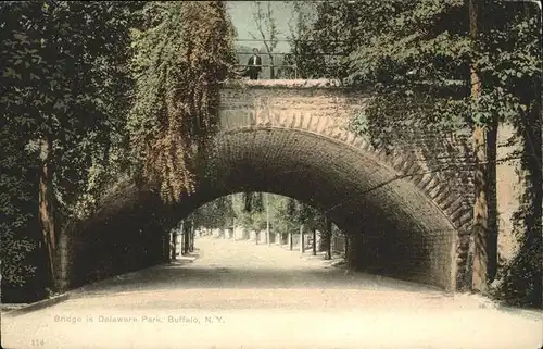 Buffalo New York Bridge Delaware Park Kat. Buffalo