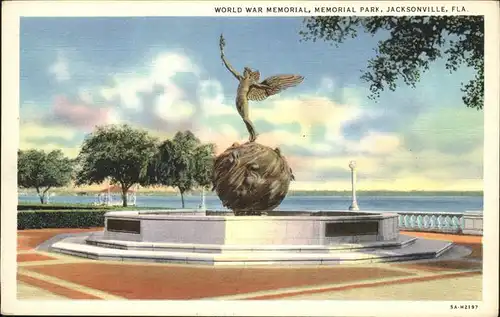 Jacksonville Florida World War Memorial Kat. Jacksonville