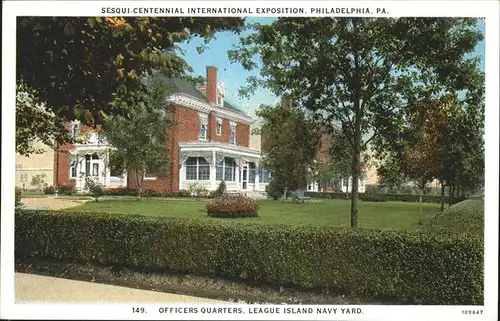 Philadelphia Pennsylvania Sesqui Centennial International Exposition Officers Quarters Kat. Philadelphia