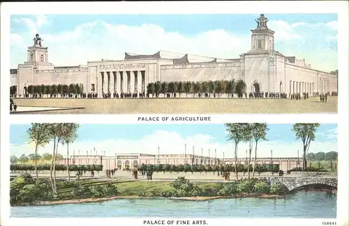 Philadelphia Pennsylvania Palace pf Agriculture Palace of Fine Arts Kat. Philadelphia