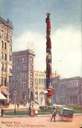 Seattle Toten Pole Pioneer Square Kat. Seattle