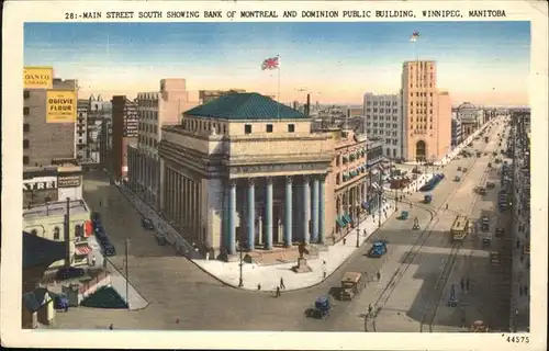 Winnipeg Main Street Bank of Montreal Kat. Winnipeg