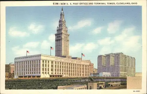 Cleveland Ohio New U.S. Post Office Kat. Cleveland