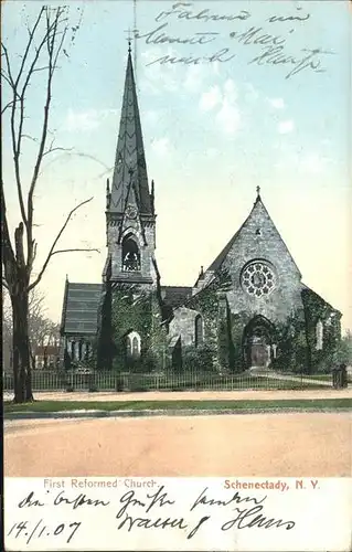 Schenectady First Reformed Church Kat. Schenectady
