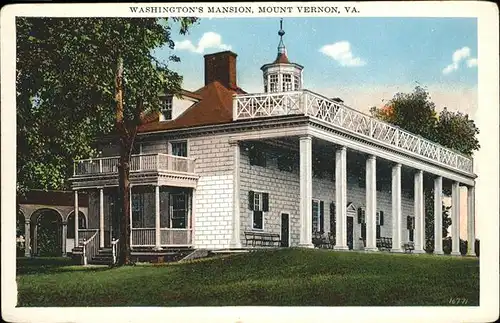 Mount Vernon Virginia Washington s Mansion Kat. Mount Vernon