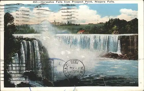 Niagara Falls New York Horseshoe Falls Kat. Niagara Falls