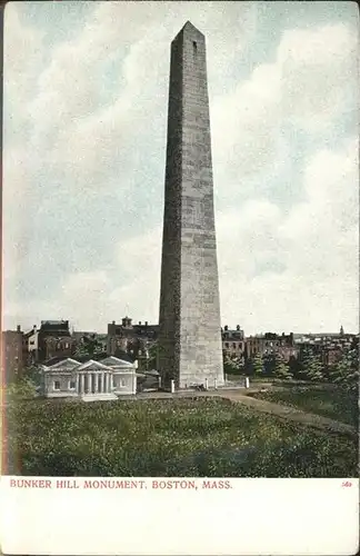 Boston Massachusetts Bunker Hill Monument Kat. Boston