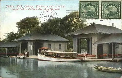 Chicago Illinois Jackson Park Boathouse Kat. Chicago