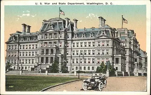 Washington DC U.S. War and State Department Kat. Washington
